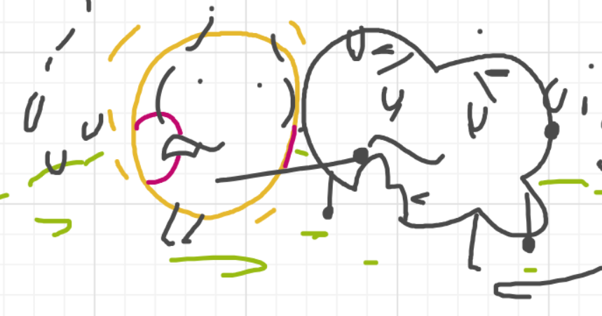 A panel from I've Been Everywhere, Man, episode nine of the Board Boards object show by Furretwalk/WalkingFurret.